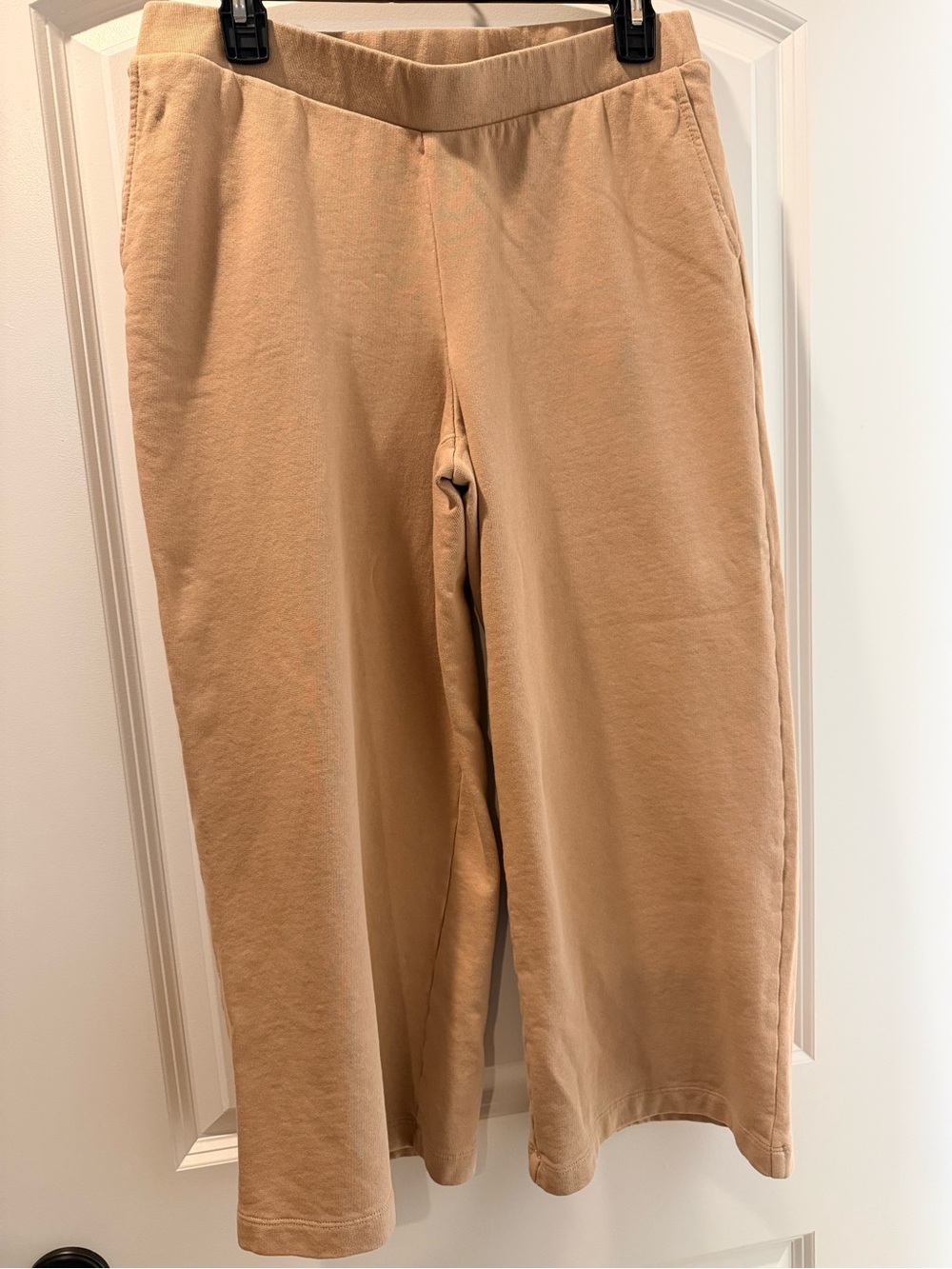 J. Jill Wide Leg Crop Pants in Tan Like New Small
